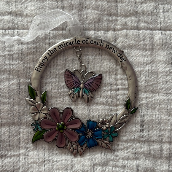 Other - Floral and Butterfly Hanging Ornament